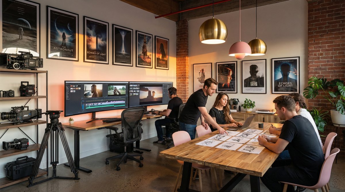 丝瓜视频影视传媒公司办公环境